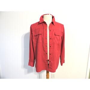 Chico's Pink Snap Front Women's Shirt Size 2